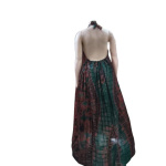 Silky Adire maxi gown - Image 2