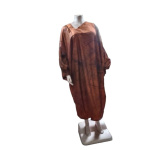 Silky Adire Boubou/Aso-oke.... style 0005a